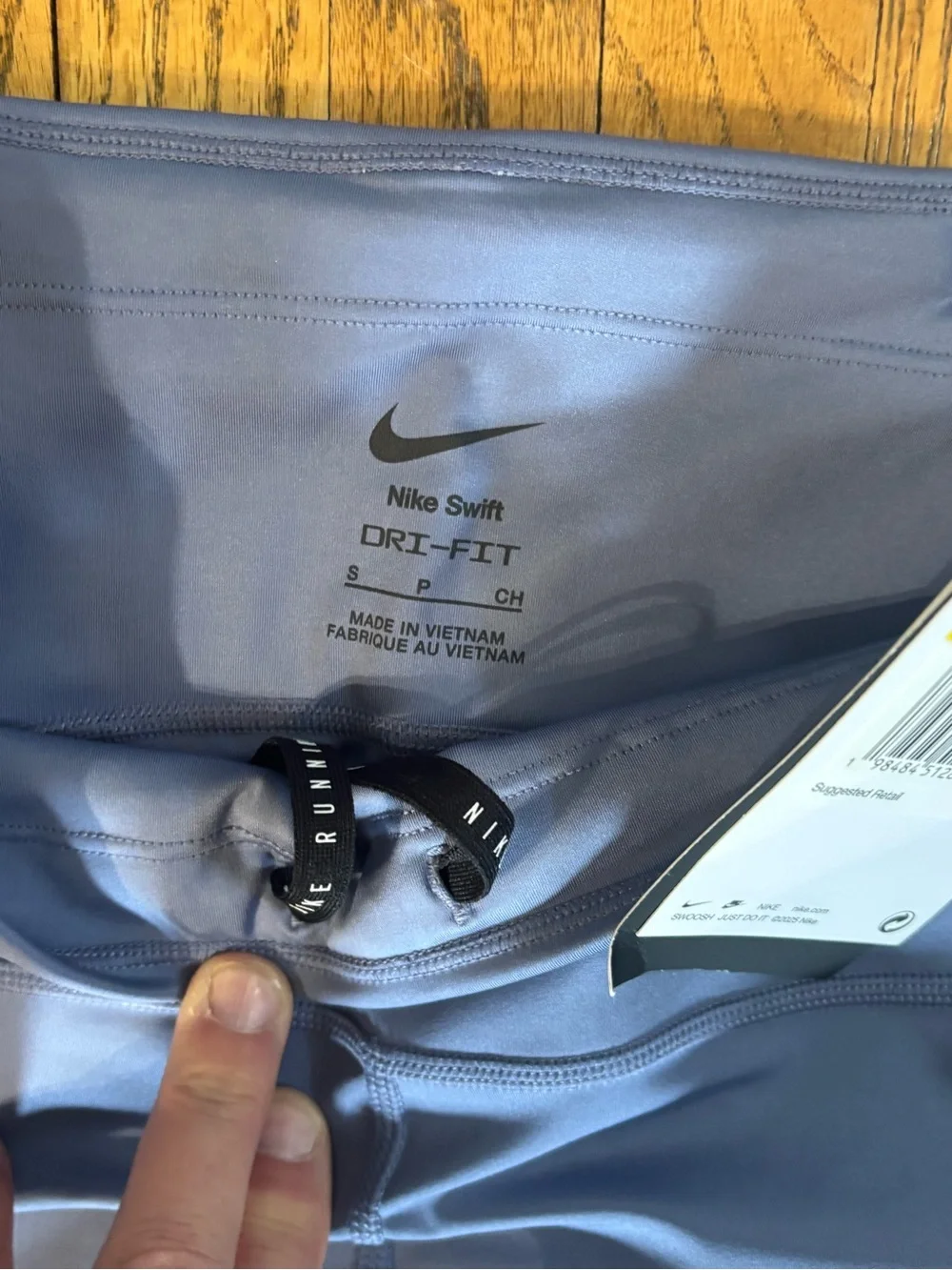 Nike Swift Dri-Fit S Leggings in Slate Blue
